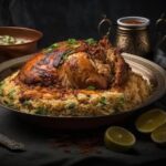 Roasted chicken and rice